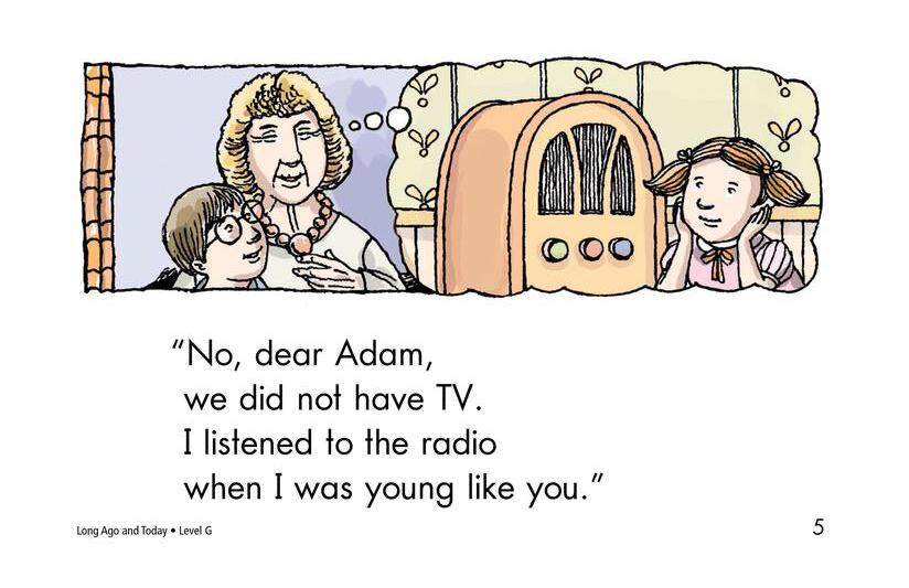 Long Ago and Today绘本故事第5页