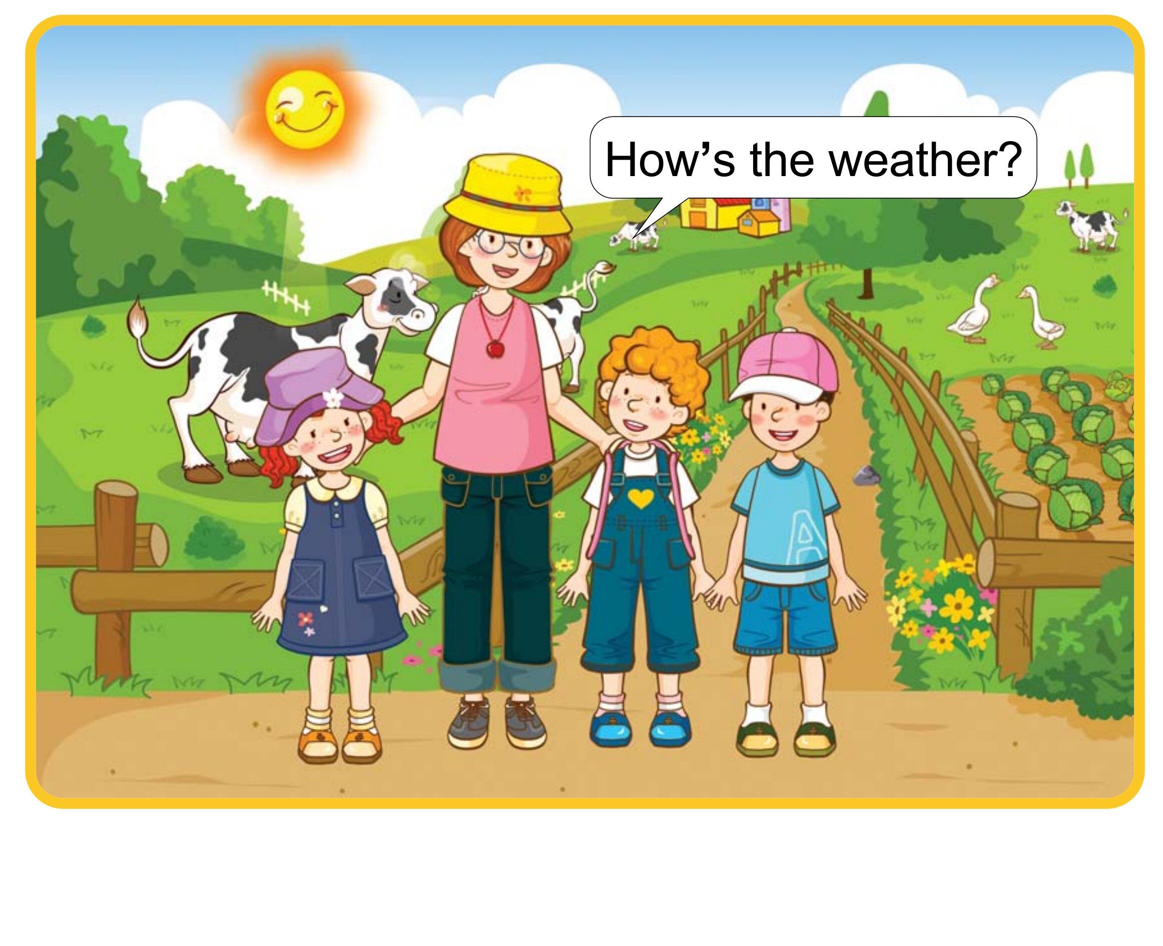 How's the Weather?绘本故事第2页