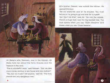 Ali Baba and the Forty Thieves绘本故事第5页