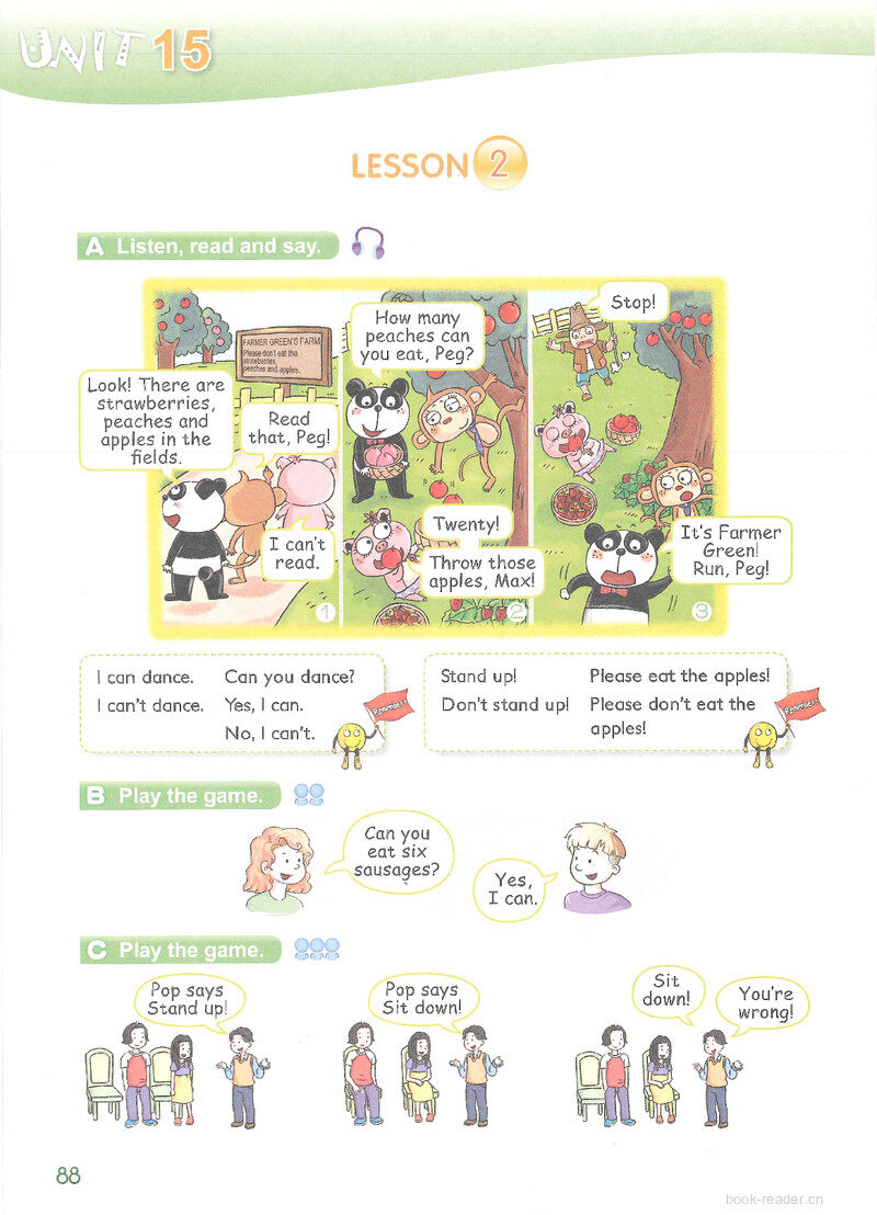 15 Let's play football!绘本故事第4页