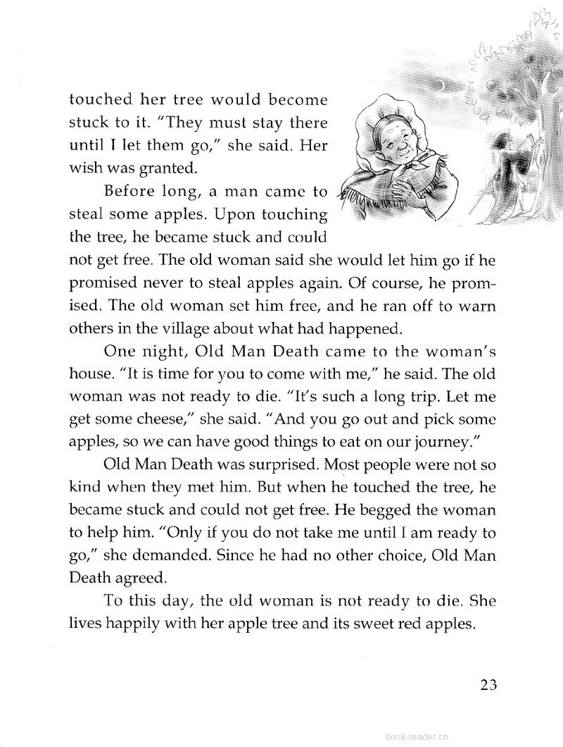 The Woman and Her Apple Tree绘本故事第3页