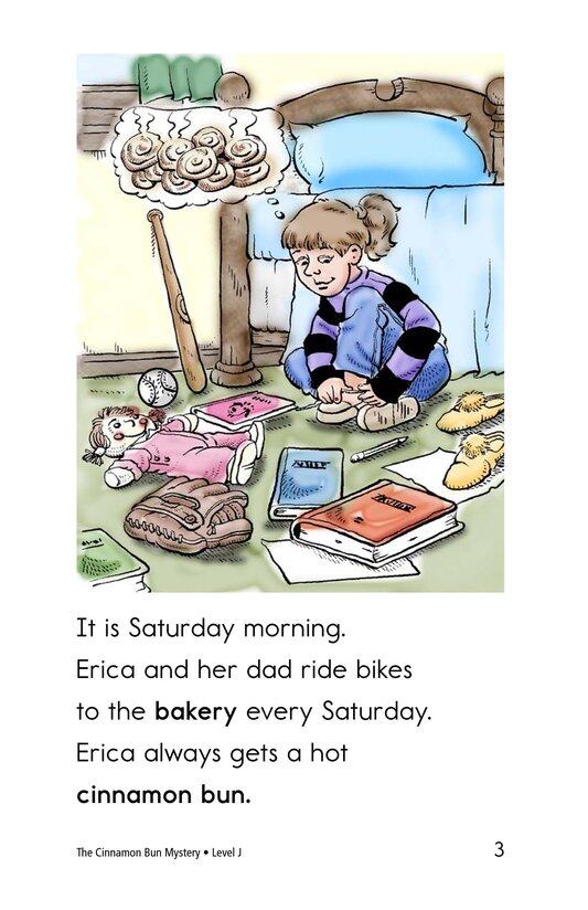 The Cinnamon Bun Mystery绘本故事第3页
