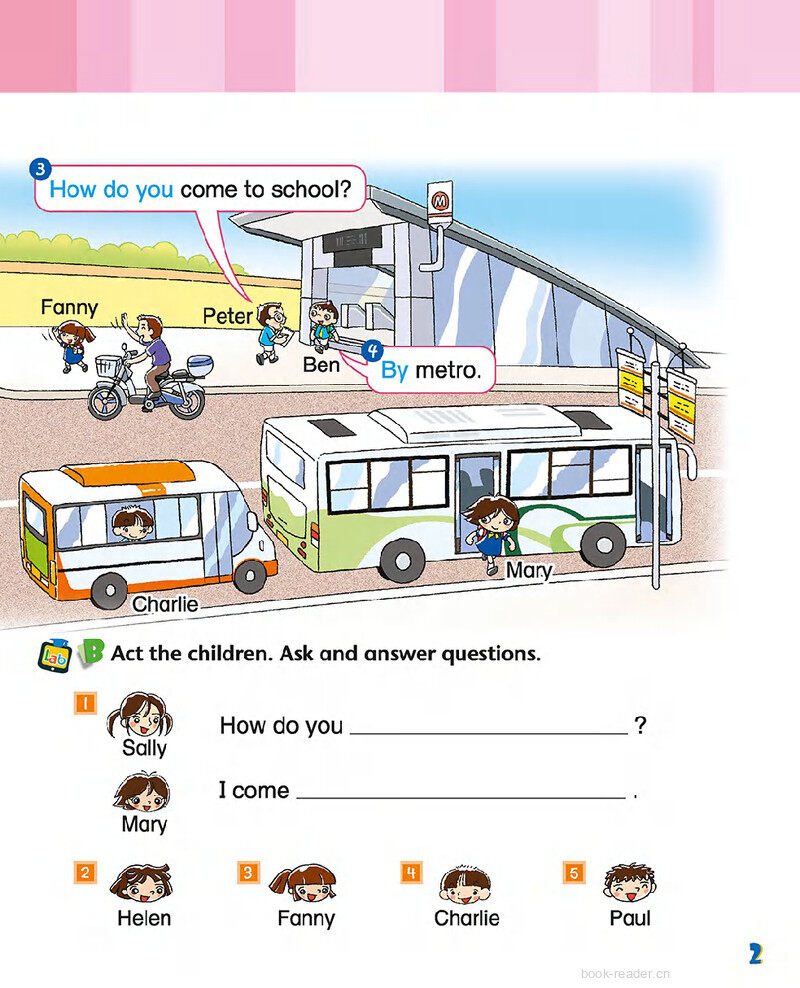 1 Coming to school绘本故事第4页