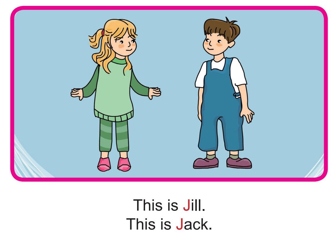 'J' words -  Jill and Jack绘本故事第2页