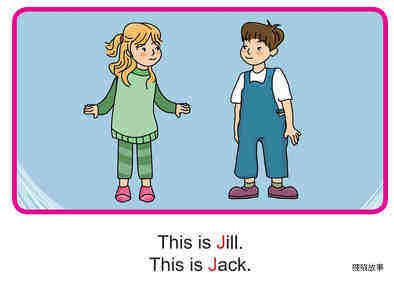 'J' words -  Jill and Jack绘本故事第2页