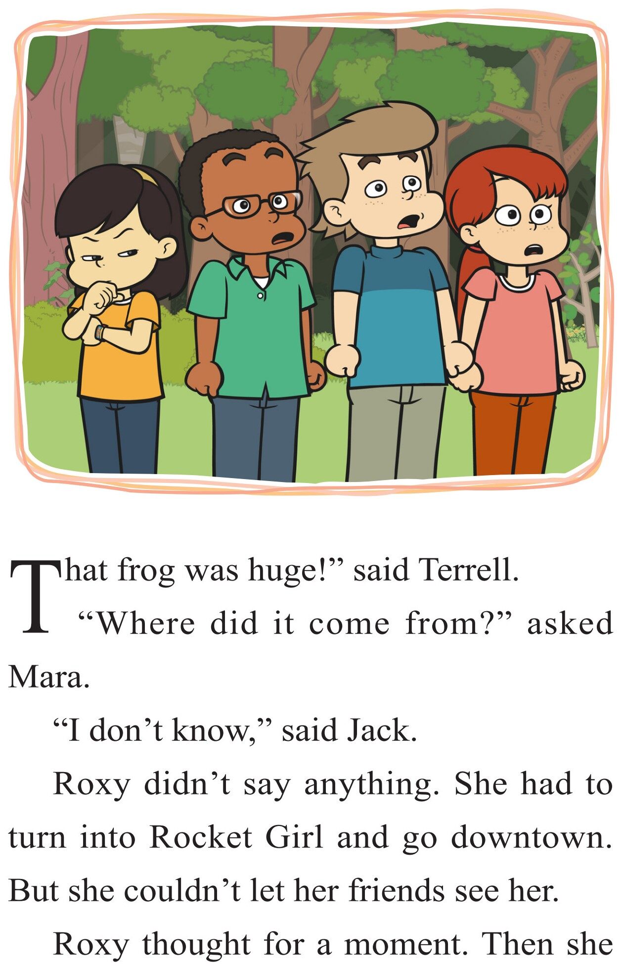 Frog Trouble!绘本故事第3页