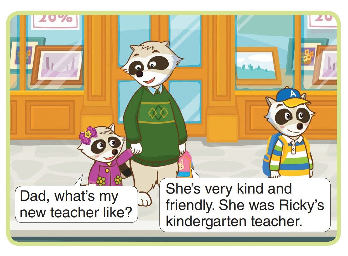 Walking to School绘本故事第2页