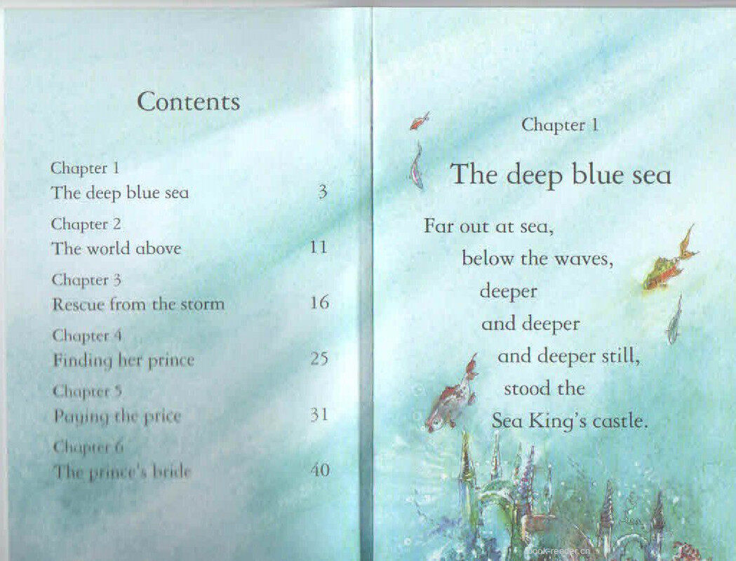 The Little Mermaid绘本故事第3页