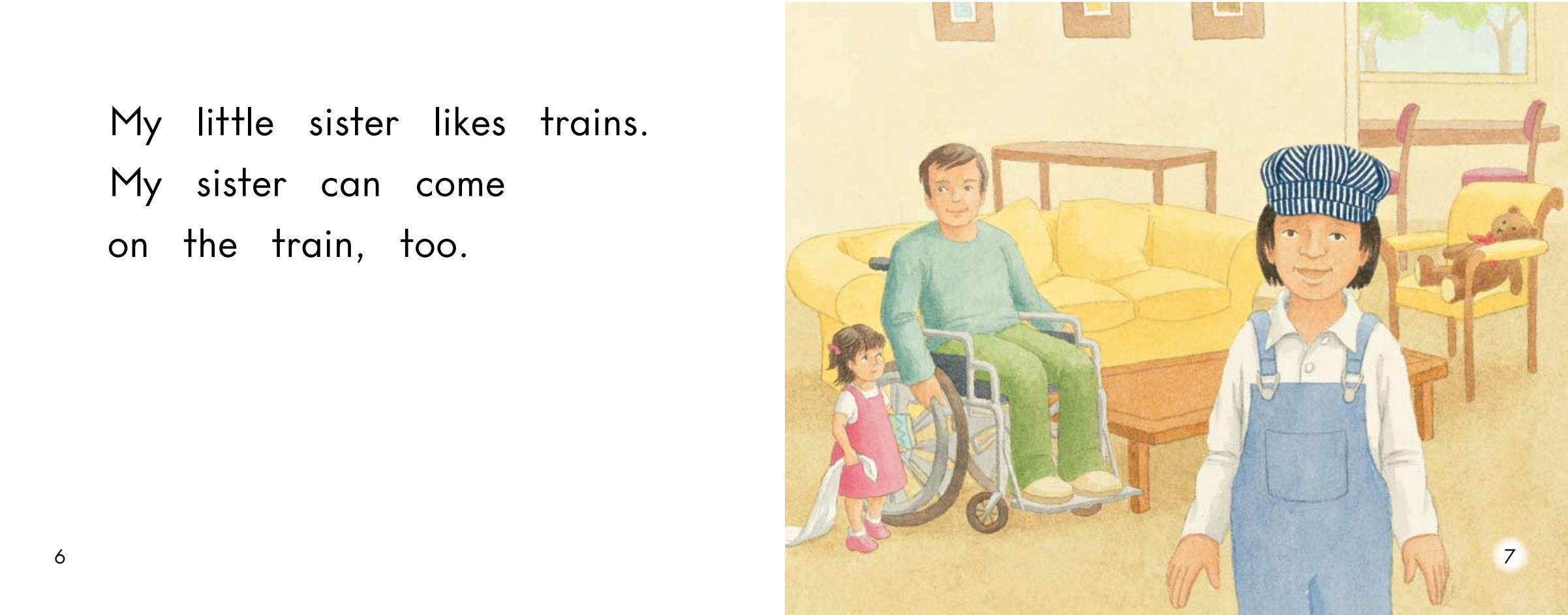 Going on a train ride绘本故事第5页