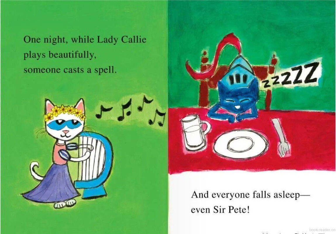 Pete the Cat sir pete the brave 绘本故事第5页