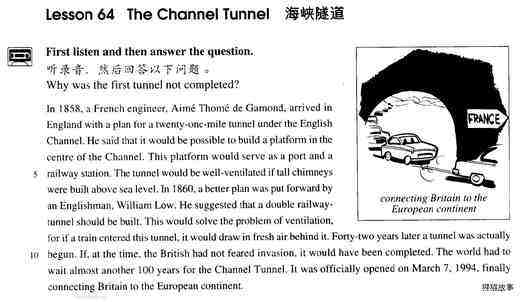 64 The Channel Tunnel绘本故事第2页