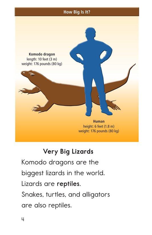 Komodo Dragons Giant Reptiles绘本故事第3页