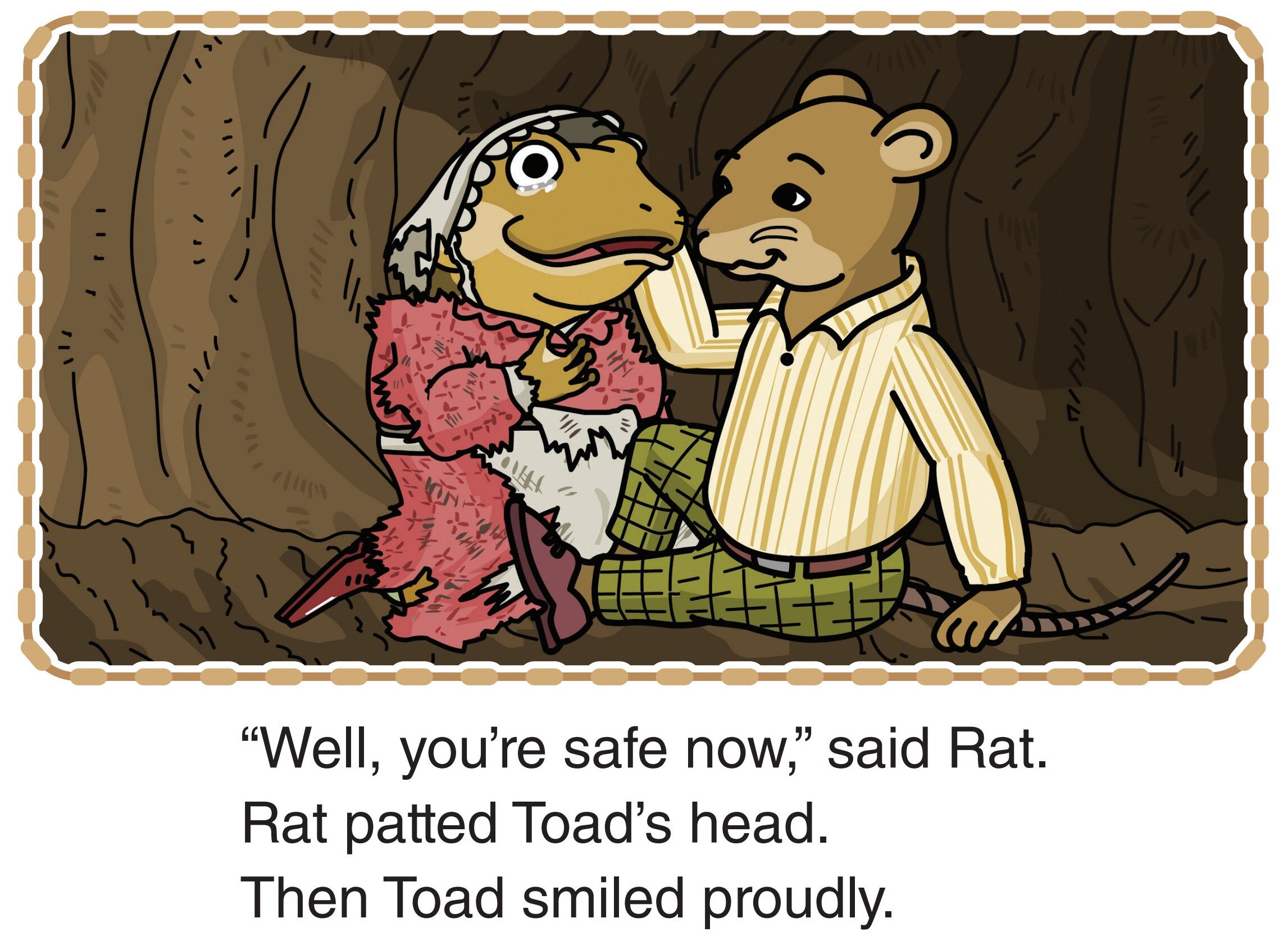 Saved by Water Rat绘本故事第5页