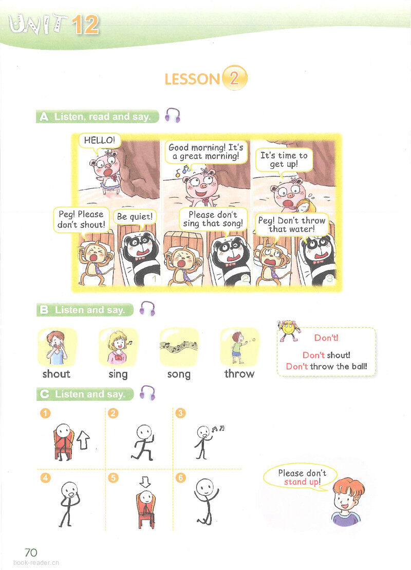 12 Hide behind the bush!绘本故事第4页