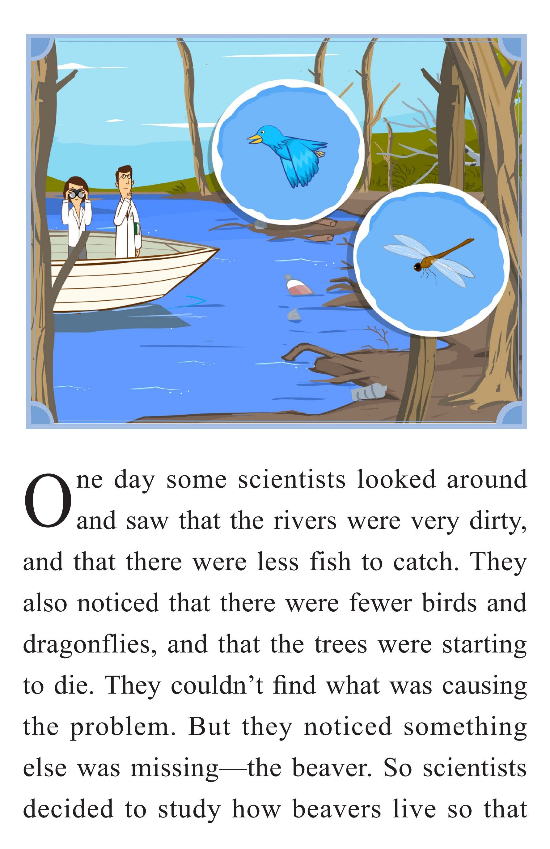 The Clean Beaver绘本故事第3页