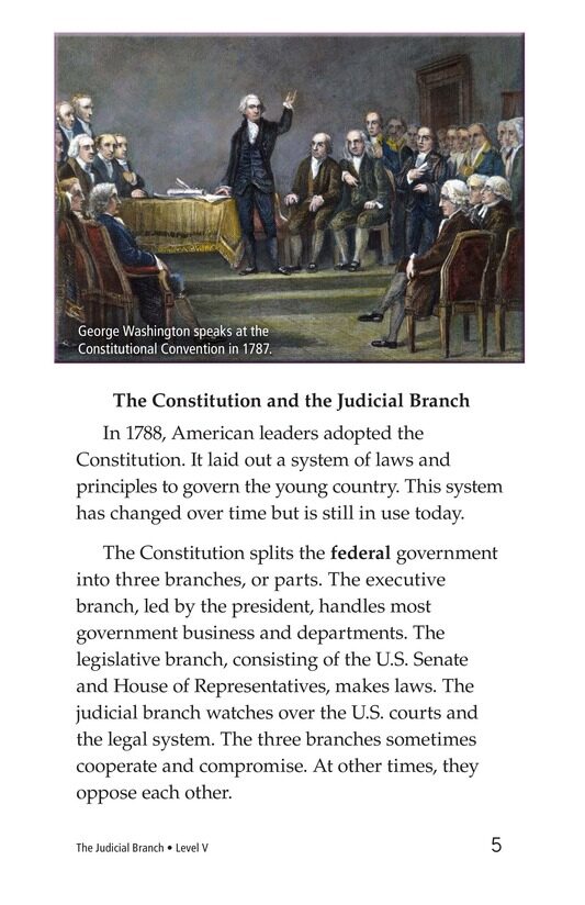 The Judicial Branch绘本故事第4页