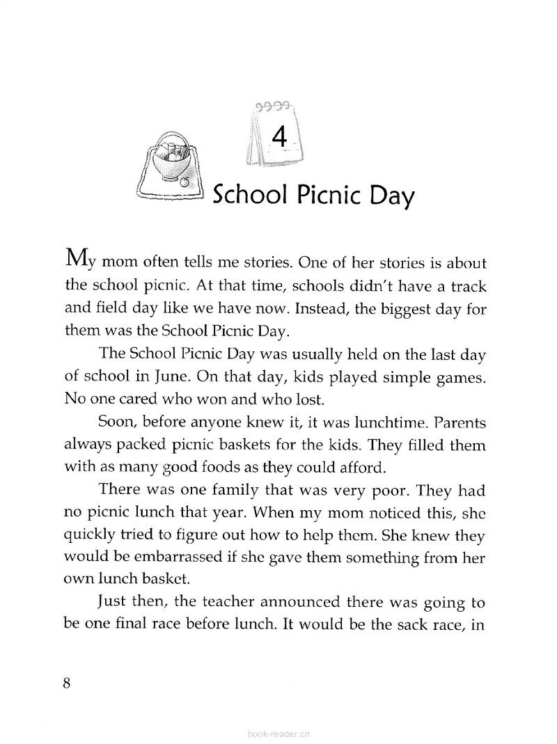 School Picnic Day绘本故事第2页