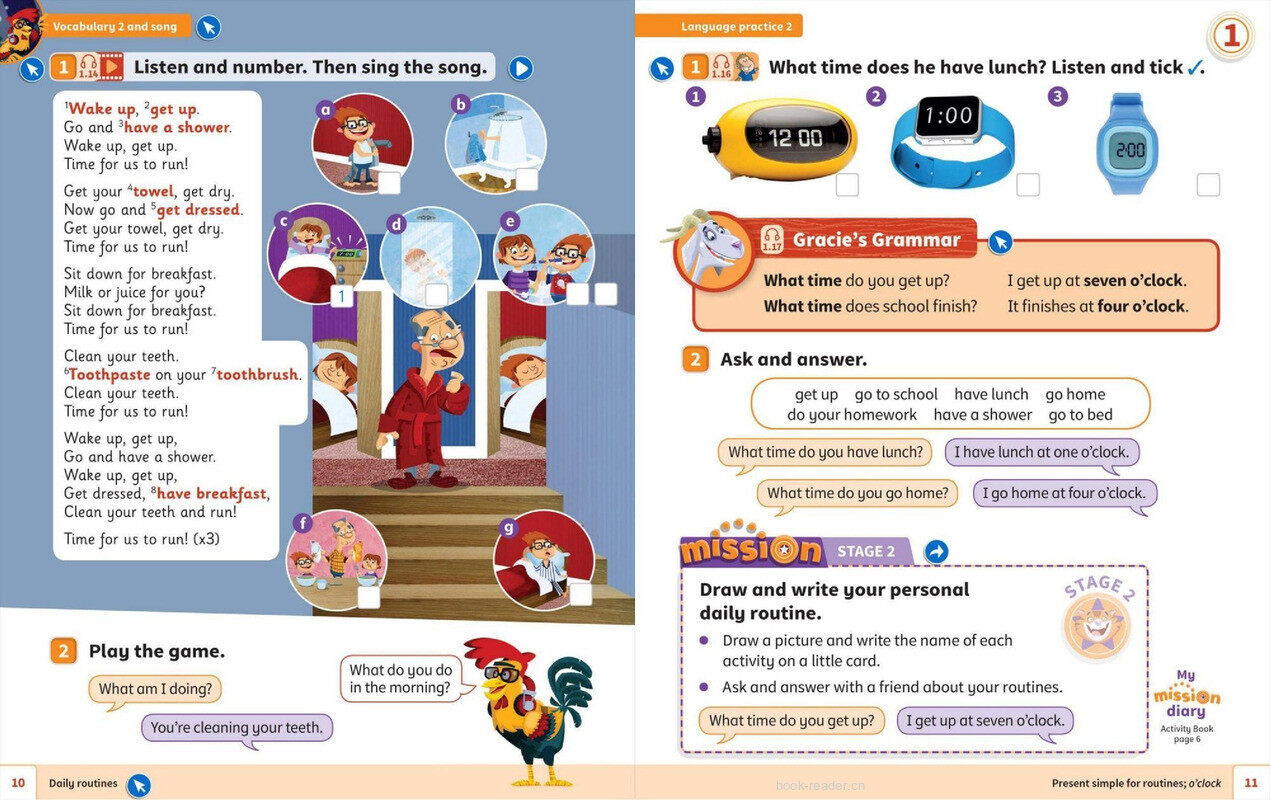 01 A day on the farm绘本故事第4页