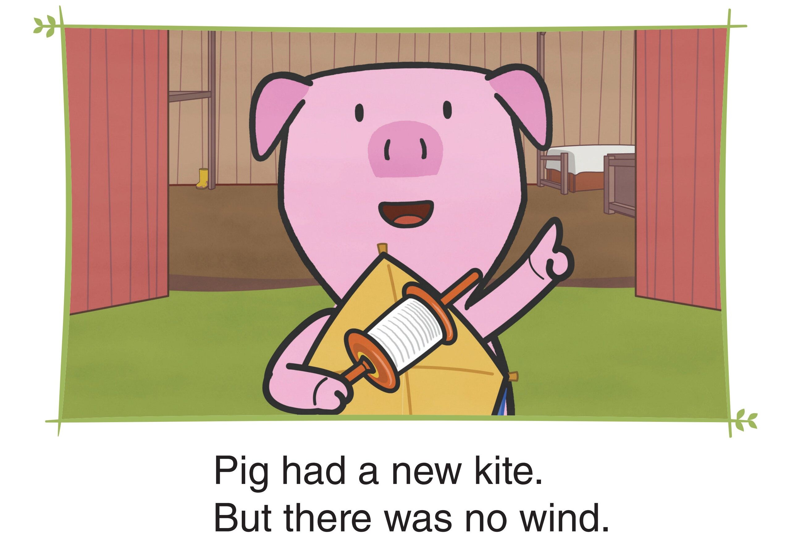 Pig's New Kite绘本故事第2页