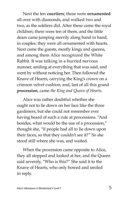 Alice's Adventures in Wonderland (Part 6)绘本故事第5页