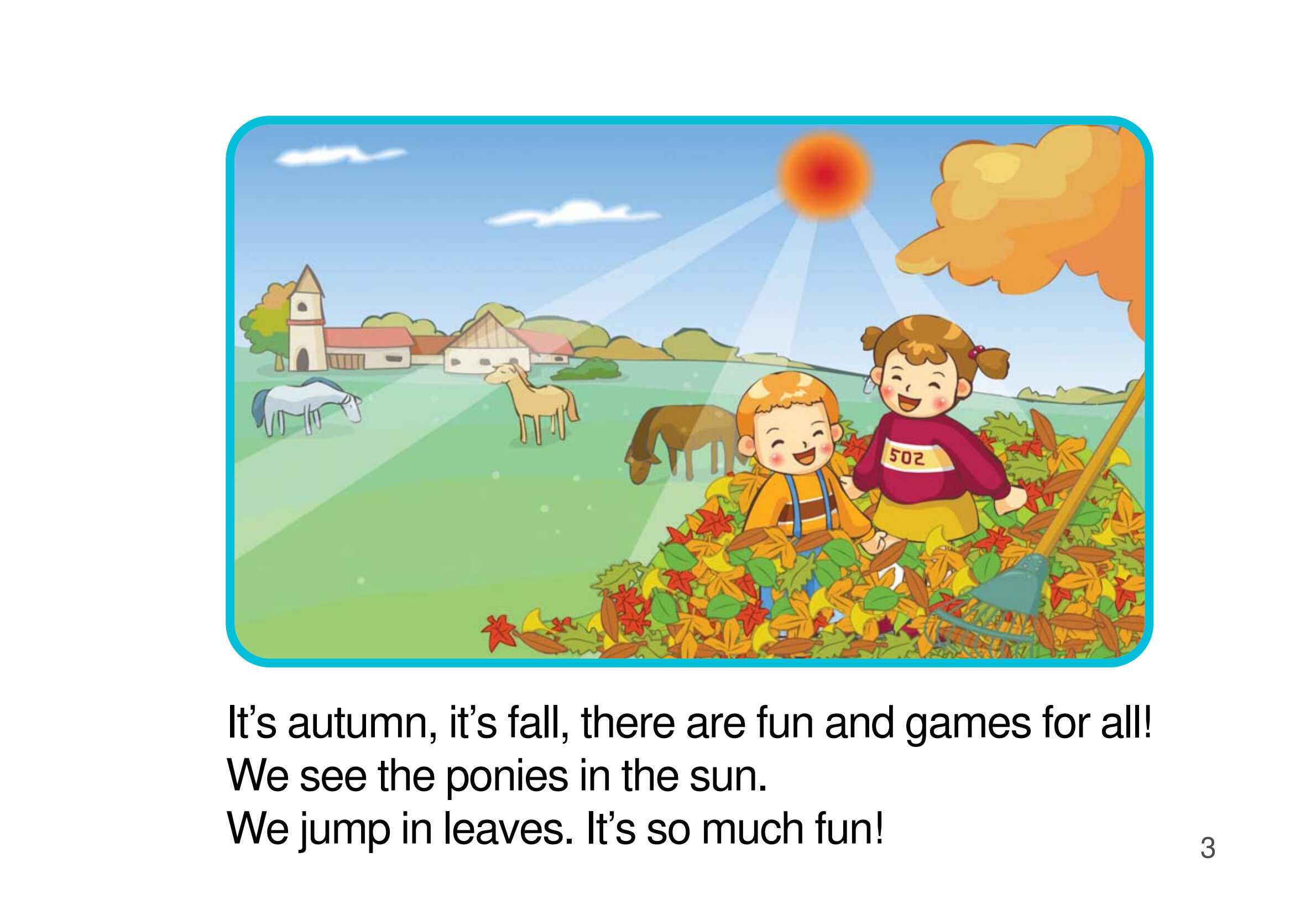 Autumn's Coming!绘本故事第5页