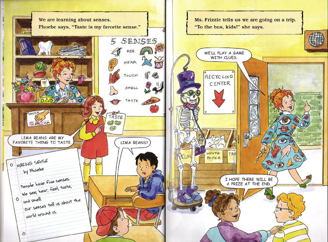 Magic School Bus Comes to its Senses绘本故事第4页