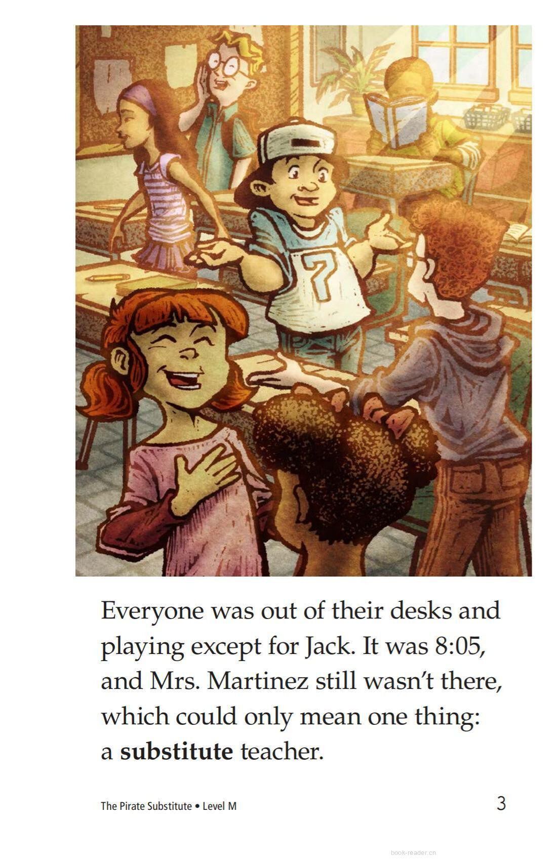 The Pirate Substitute绘本故事第3页
