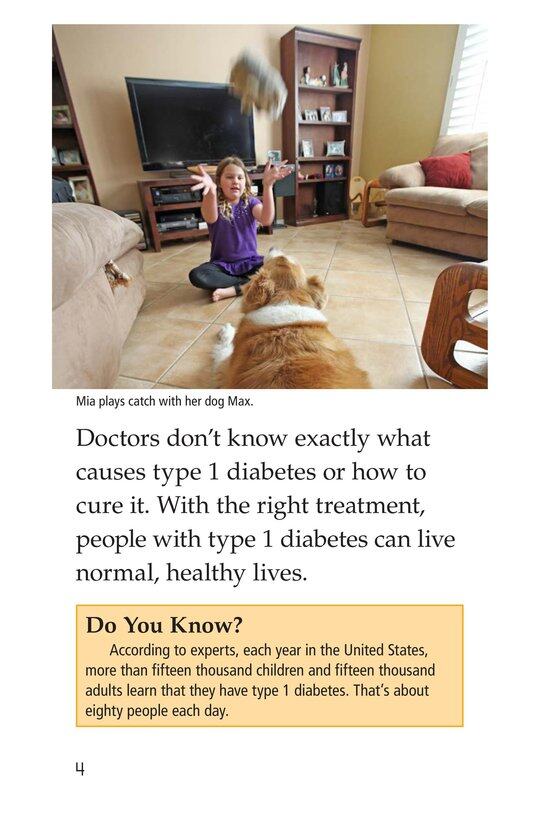Diabetes and Me绘本故事第4页