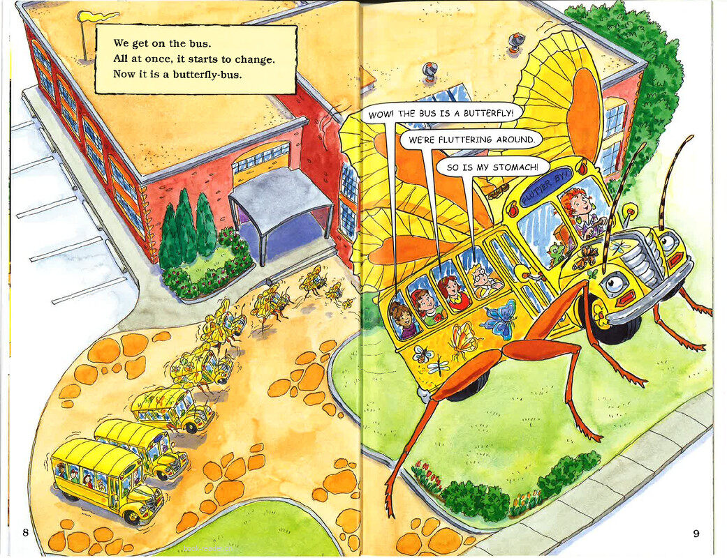 Magic School Bus and the Butterfly Bunch绘本故事第5页