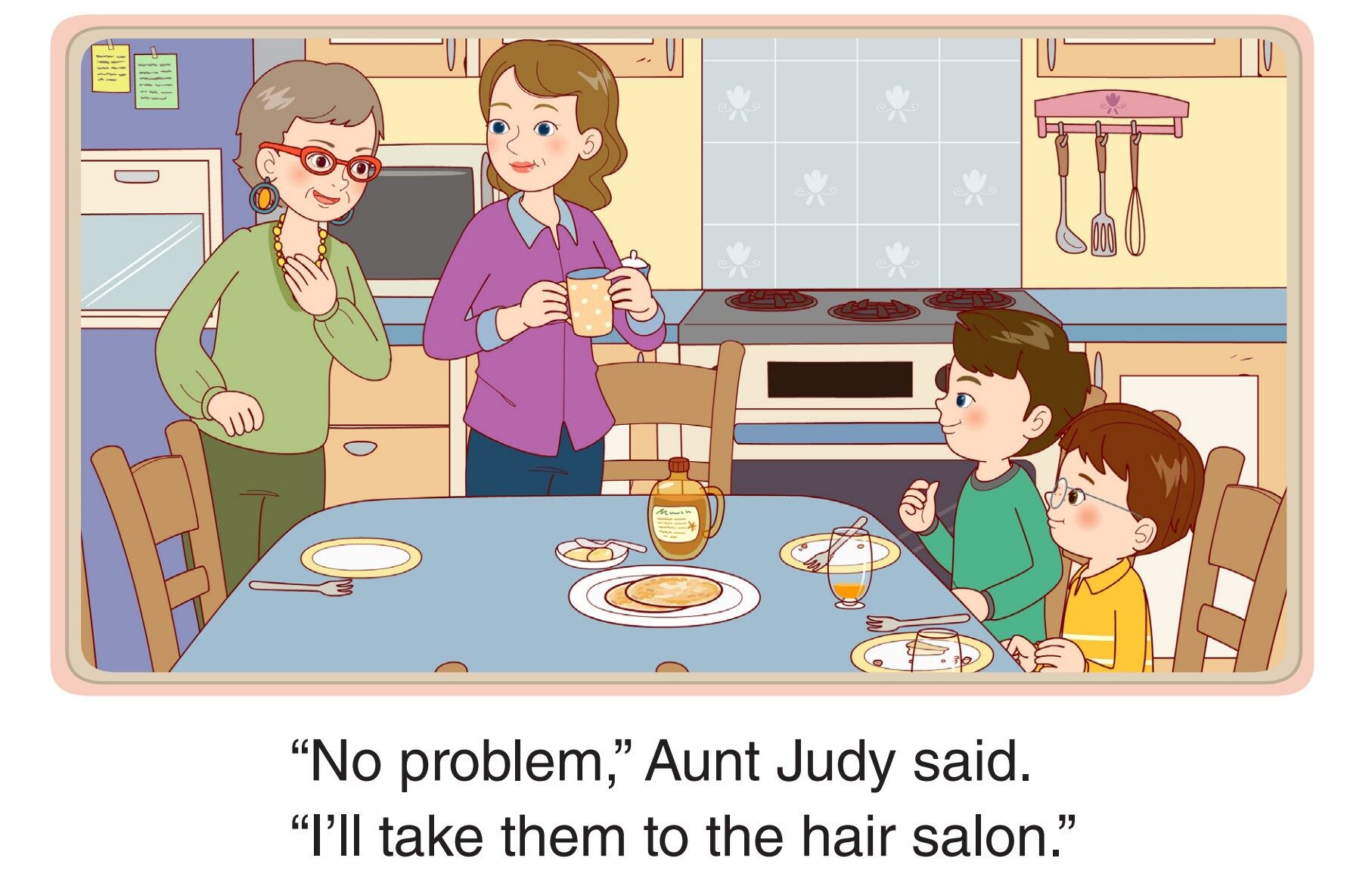 Getting a Haircut绘本故事第3页