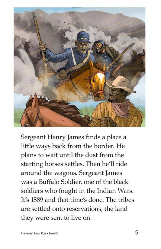 The Great Land Run绘本故事第4页