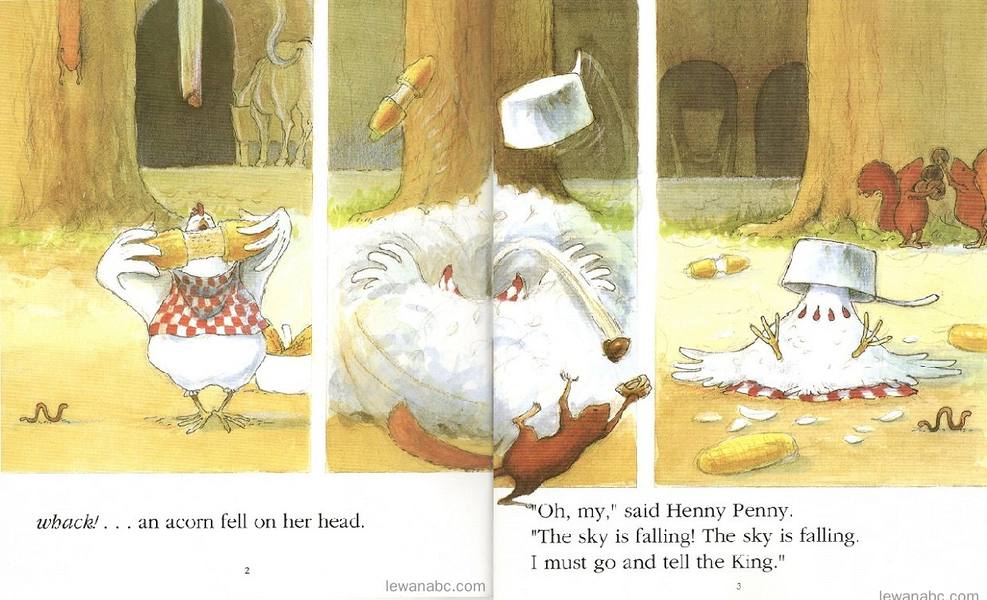 (4周)Henny Penny绘本故事第4页