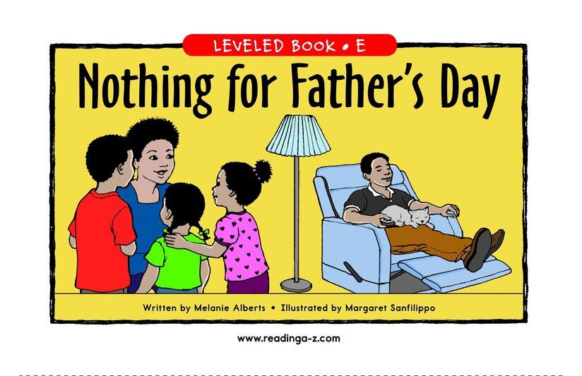 Nothing for Father's Day绘本故事第2页