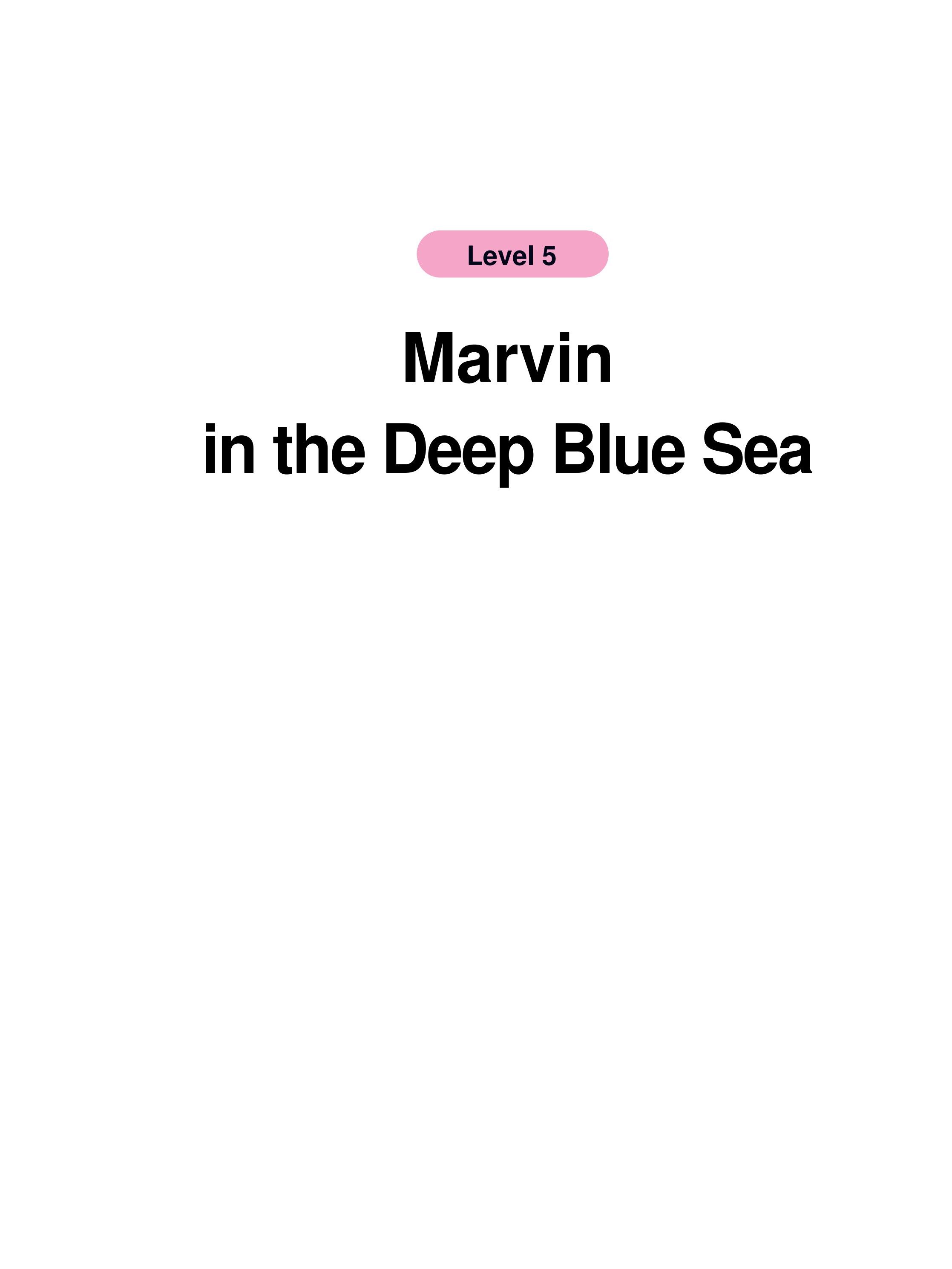 Marvin in the Deep Blue Sea绘本故事第2页