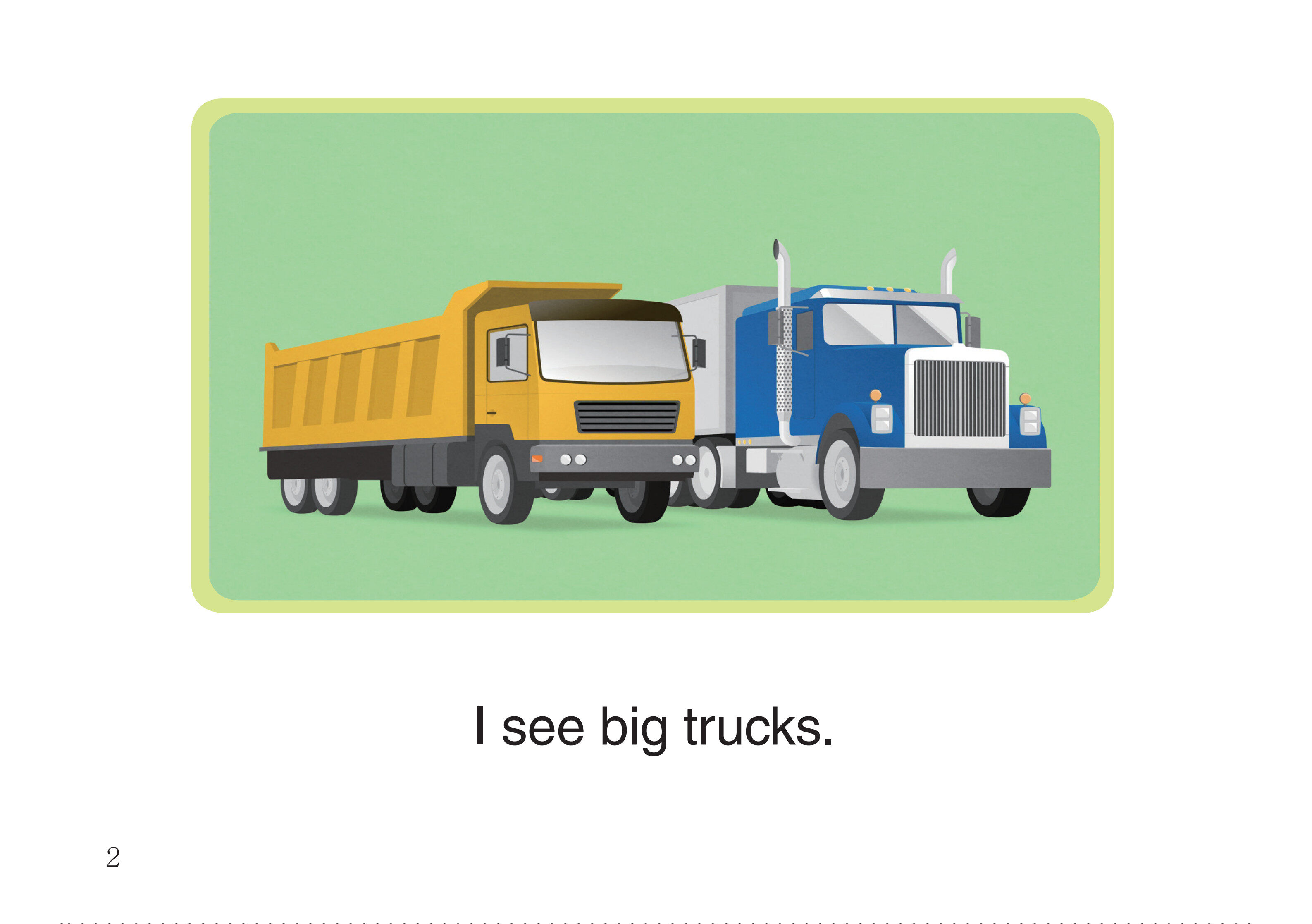 I SEE A Gas Station绘本故事第3页