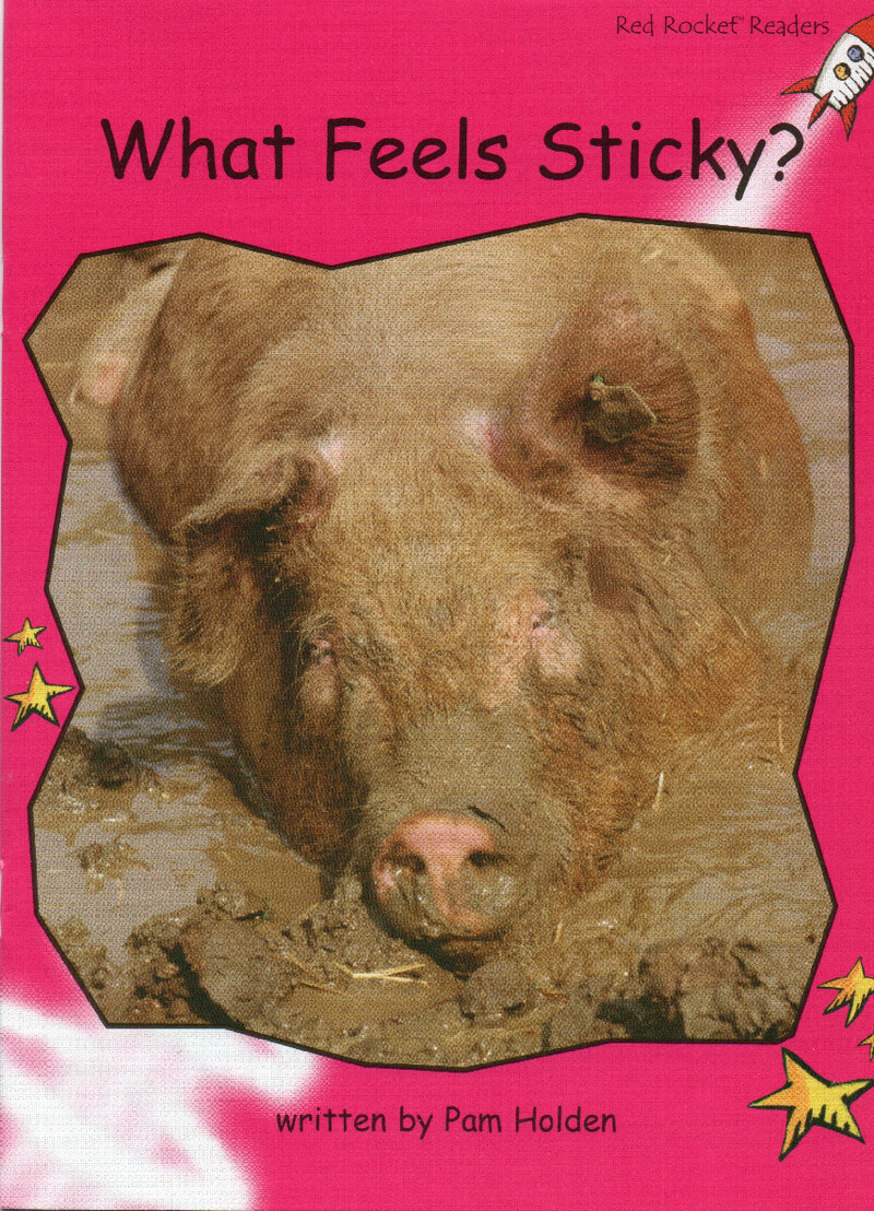 what feels sticky？绘本故事第2页