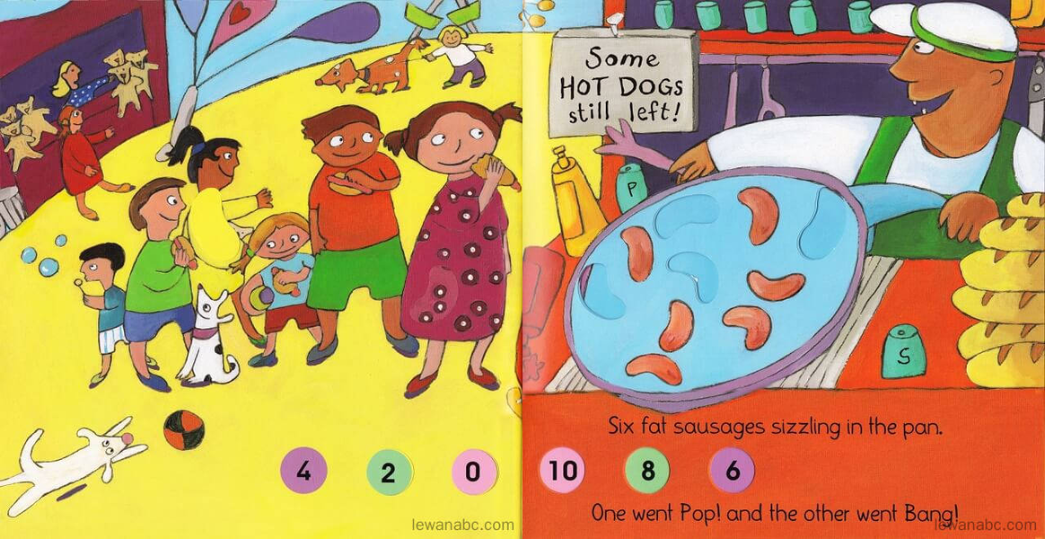 (7周)Ten Fat Sausages绘本故事第5页