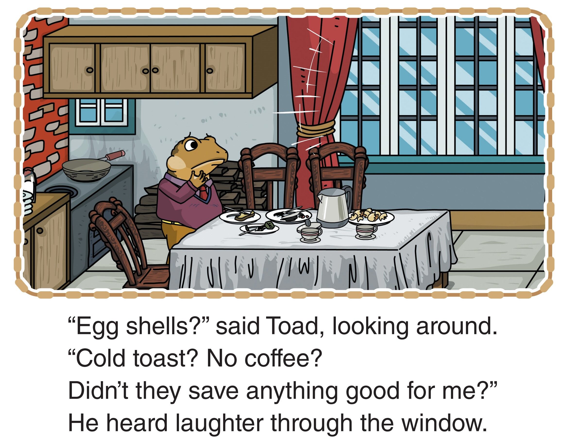 Breakfast at Toad Hall绘本故事第4页