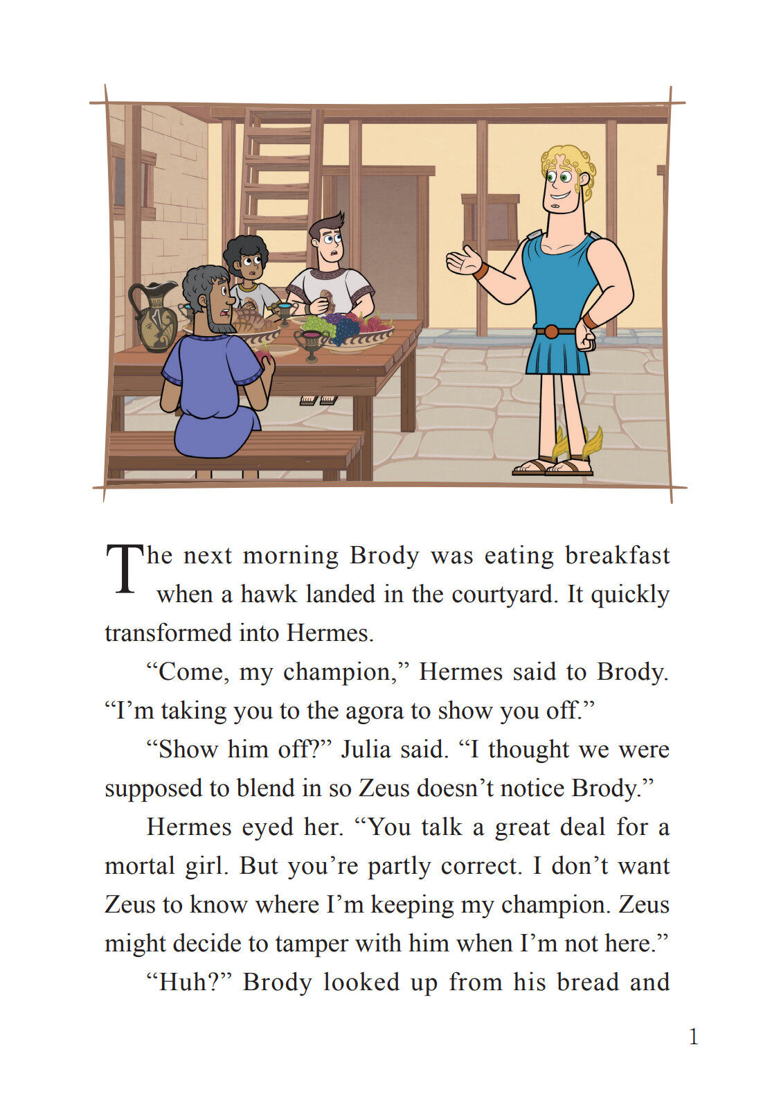 5_At the Agora绘本故事第2页