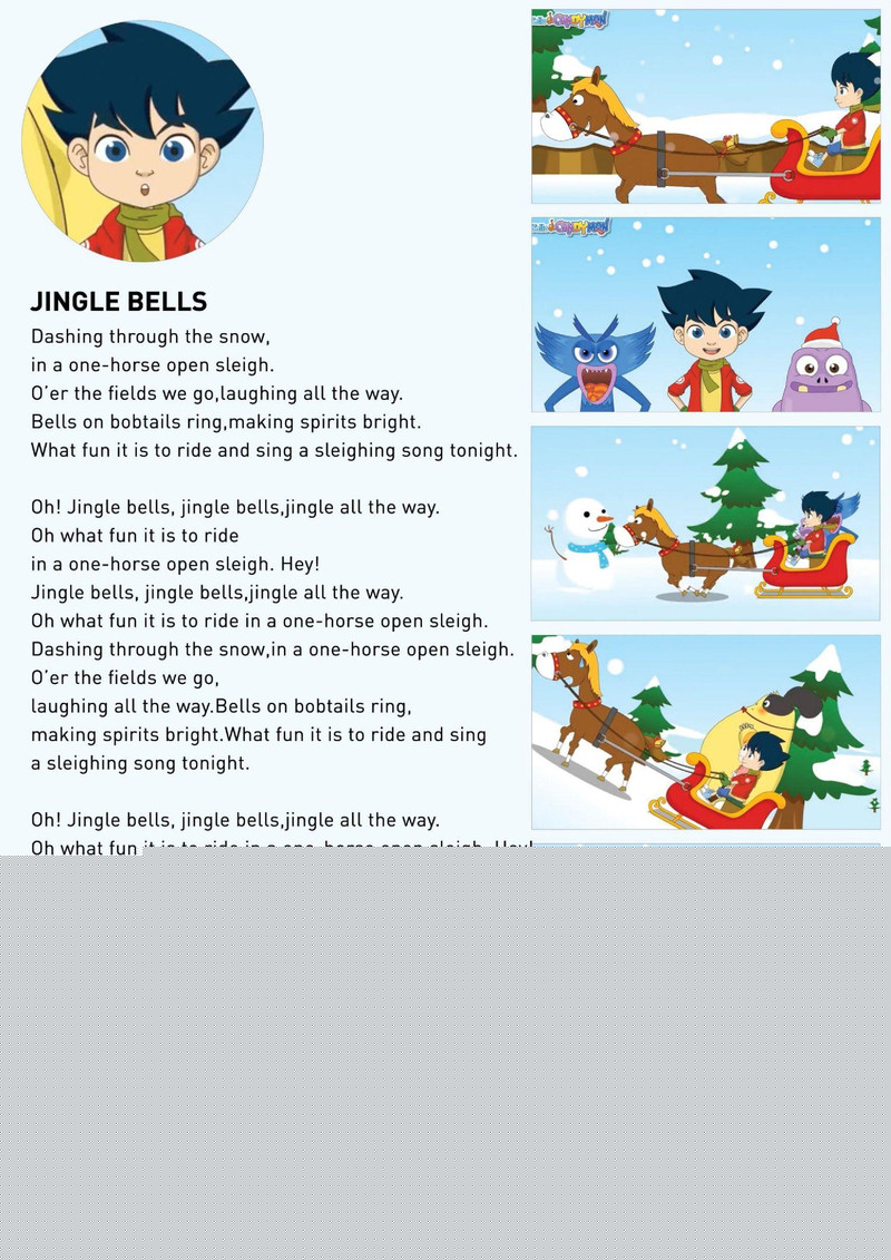 Jingle Bells绘本故事第2页
