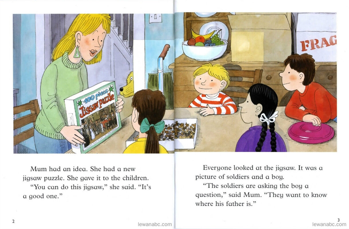 The Jigsaw Puzzle绘本故事第4页