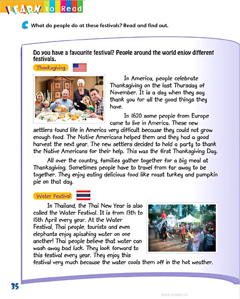 5 Festivals and special days绘本故事第4页