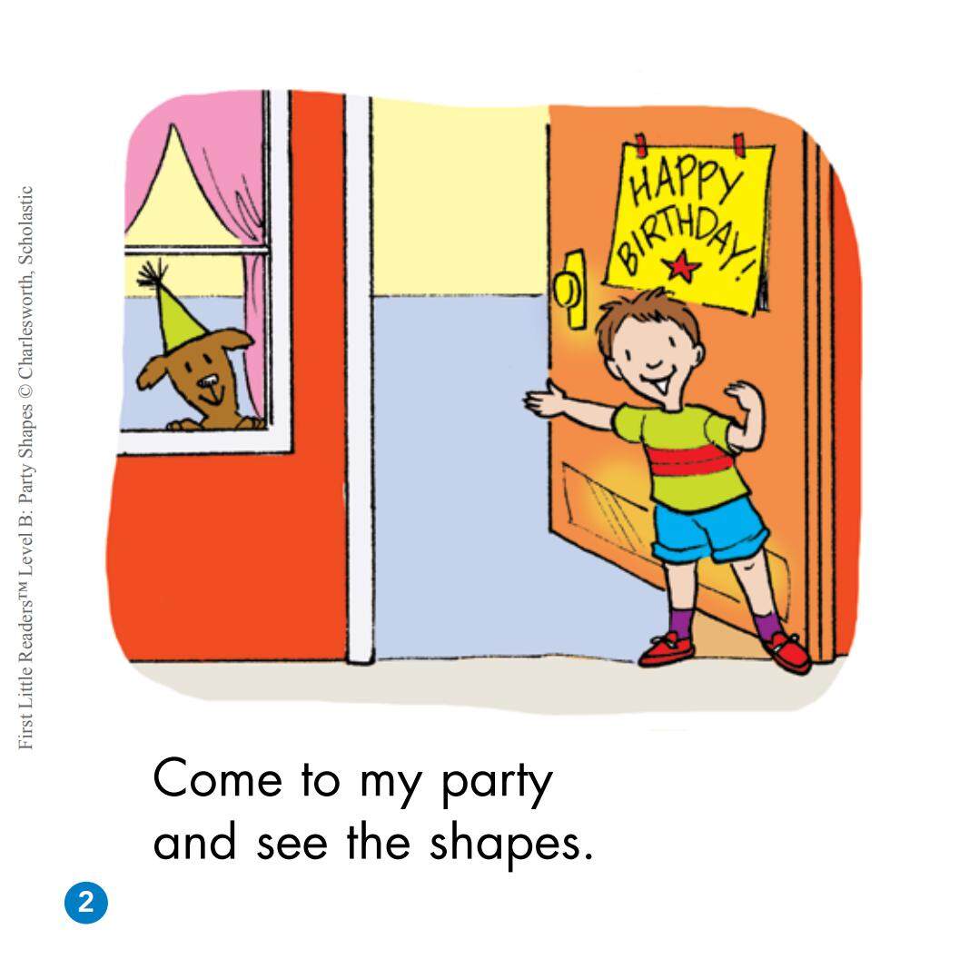 Party Shapes绘本故事第3页