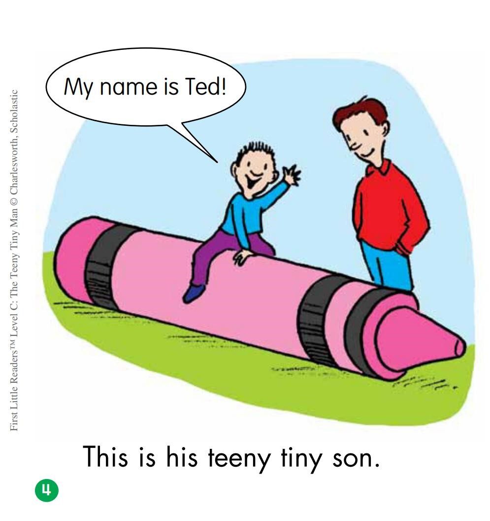 The Teeny Tiny Man绘本故事第5页