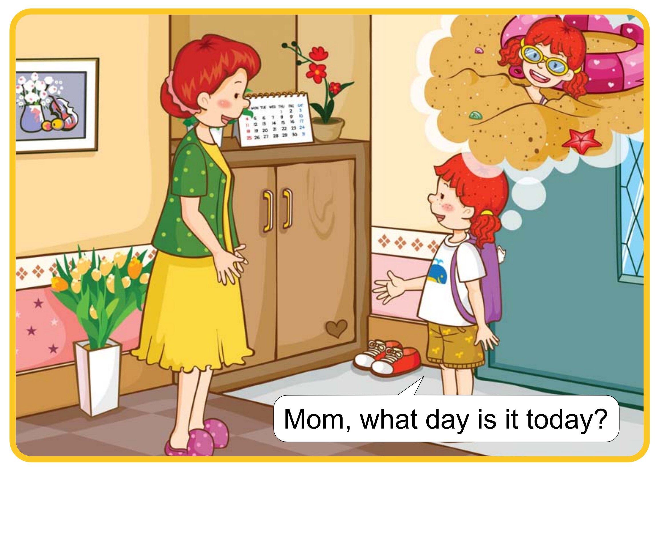 What Day Is It Today?绘本故事第4页