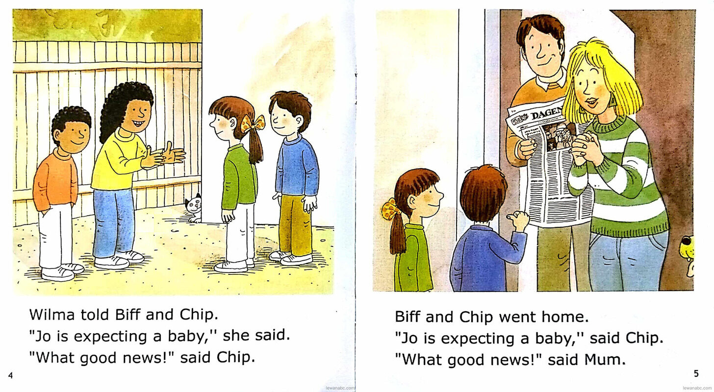 The New Baby绘本故事第5页