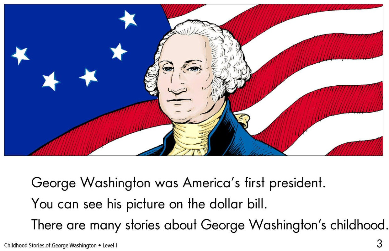 Childhood Stories of George.Washington绘本故事第3页