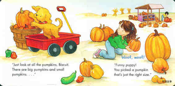 biscuit visits the pumpkin patch绘本故事第3页