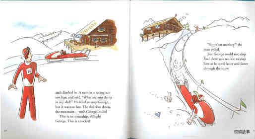 Curious George in the Snow绘本故事第5页