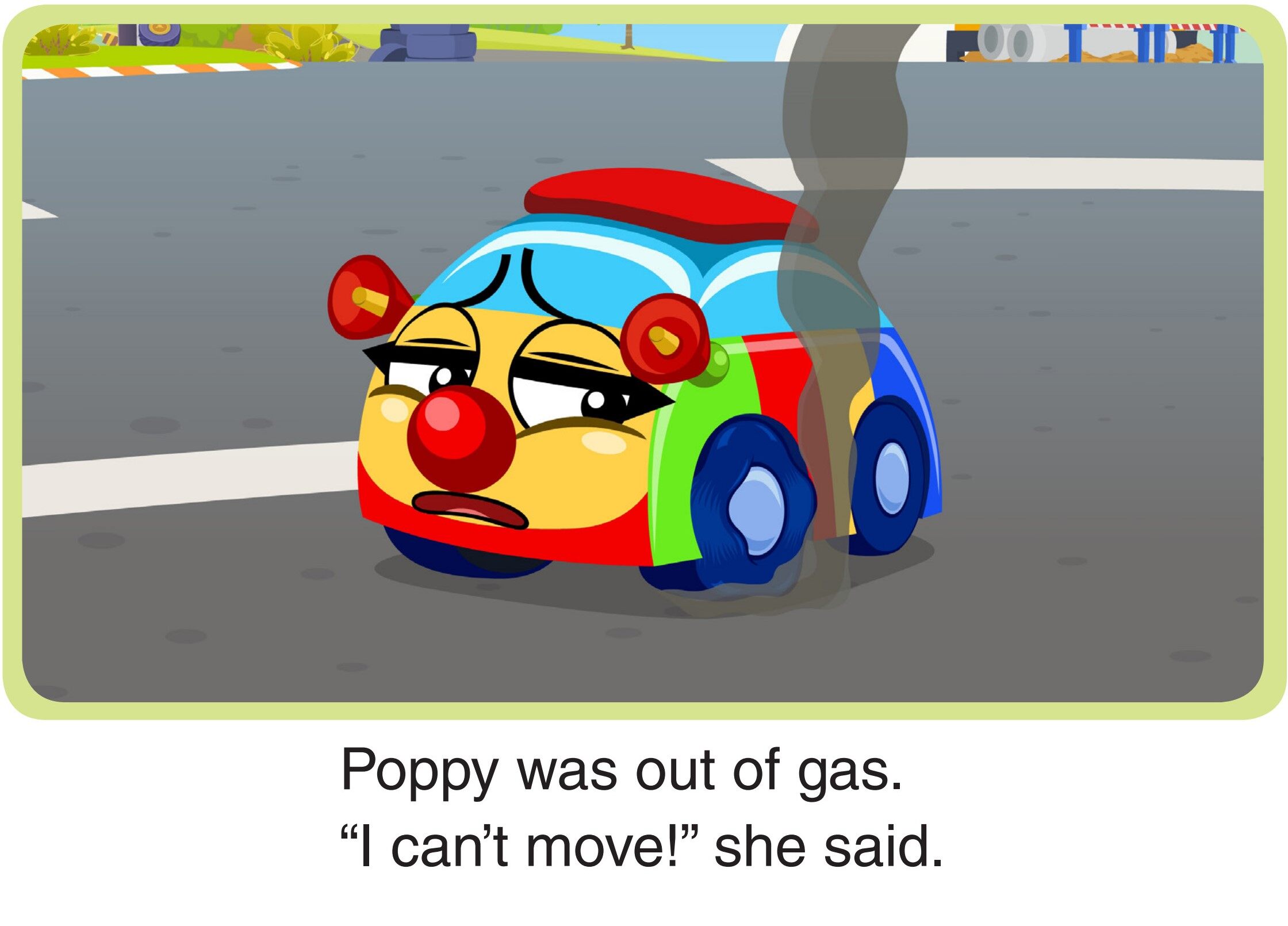 Out of Gas绘本故事第3页